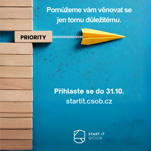 Start it @ČSOB pomáhá startupům rozjet podnikání – přihlaste se i vy do programu!