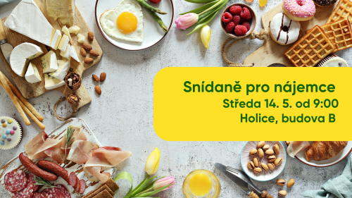 Jarní snídaně pro nájemce v Holici