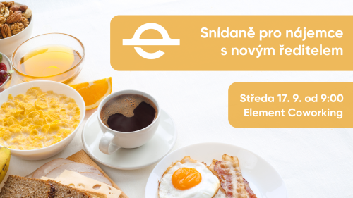Snídaně pro nájemce s novým ředitelem