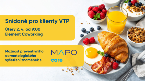 Velikonoční snídaně pro klienty VTP UP