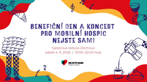 Benefiční den a koncert pro mobilní hospic Nejste sami