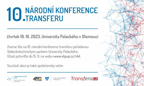 Národní konferenci transferu letos hostí Univerzita Palackého v Olomouci